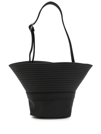 Mm6 Maison Margiela Rainhat Canvas Bucket Bag In Black ModeSens