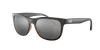 Armani Exchange Man Sunglass Ax4103s In Mirror Silver Polar
