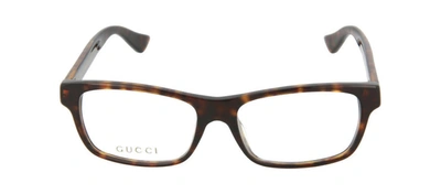 Gucci Gg0006oa-30001020005 Square/rectangle Eyeglasses In Clear