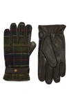 Barbour Newbrough Tartan Gloves In Classic Tartan