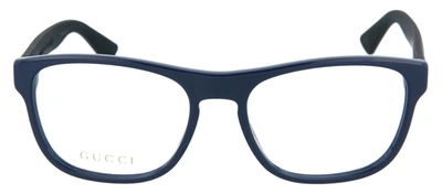 Gucci Gg0173o-30001715004 Square/rectangle Eyeglasses In Clear