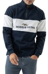 Rodd & Gunn Rodd And Gunn Forester Peak Quarter Zip Sweatshirt In Multi
