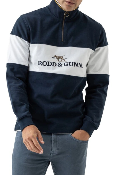 Rodd & Gunn Rodd And Gunn Forester Peak Quarter Zip Sweatshirt In Multi