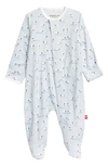 MAGNETIC ME BAA BAA BABY SHEEP PRINT FOOTIE,17521