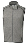 CUTTER & BUCK MAINSAIL jumper FLEECE ZIP-UP waistcoat,BCO00047