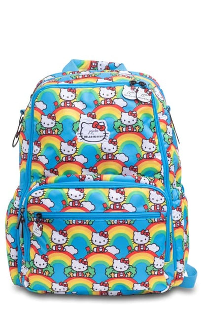 Ju-ju-be Babies' Hello Kitty Zealous Diaper Backpack In Hello Rainbow