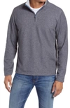 Bonobos Daily Grind Half Zip Pullover In Charcoal
