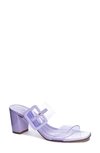 Chinese Laundry Yippy Block Heel Sandal In Lilac Vinyl