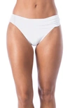 La Blanca Shirred Banded Hipster Bikini Bottoms In Nocolor