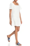 Roxy Pale Sun Rose Minidress In Snow White