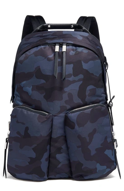 Tumi Devoe Sterling Backpack In Navy Camouflage
