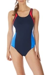 Freya Freestyle Underwire Molded One-piece Swimsuit In Astral Navy
