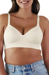 Bravado Designs Plunge Wireless Maternity/nursing Bra In White