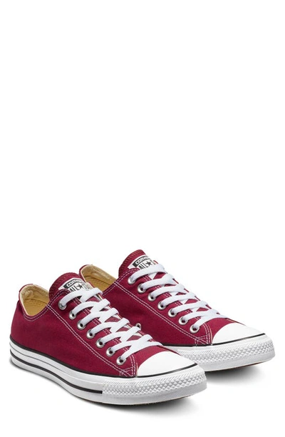 Converse Chuck Taylor® All Star® Low Top Sneaker In Maroon Canvas