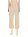 Y'S BEIGE KNITTED SWEATPANTS,YT-P45-035-2
