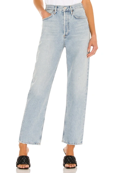 Agolde Pinch Waist Kick Jeans In Blue