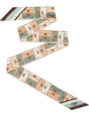 FENDI PRINTED SKINNY SCARF