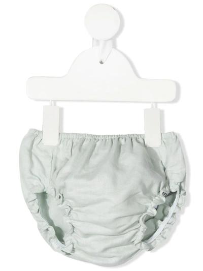 Paz Rodriguez Babies' Cotton Bloomer Shorts In Green