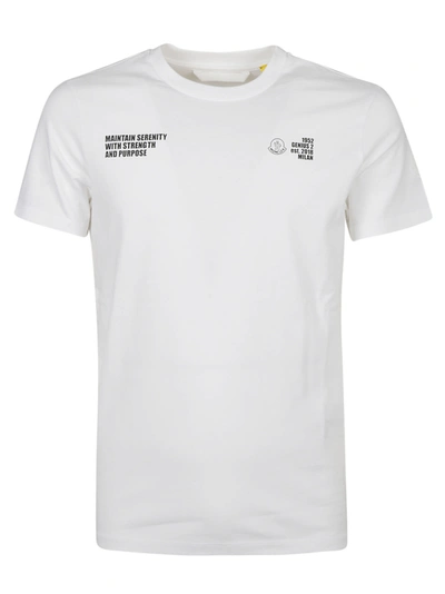 Moncler Genius 1952 Cotton Jersey T-shirt In White