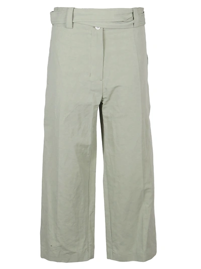 Moncler Genius Straight-leg Plain Trousers In Khaki