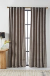 Anthropologie Velvet Louise Curtain By  In Grey Size 108"