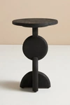 Anthropologie Statuette Side Table By  In Black Size M