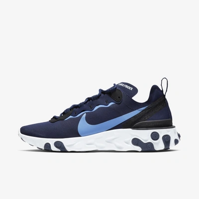 Nike React Element 55 Men's Shoe (midnight Navy) - Clearance Sale In Midnight Navy,white,black,royal Pulse