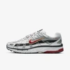 Nike P-6000 In White,metallic Platinum,dark Charcoal,varsity Red