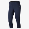 Nike Women's Vapor Select 3/4-length Softball Pants In Blue