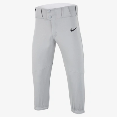 Nike Vapor Select Big Kids' (boys') Baseball High Pants In Grey