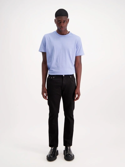 Amendi Lars Slim Tapered Leg Stretch Organic Cotton Jeans In Black