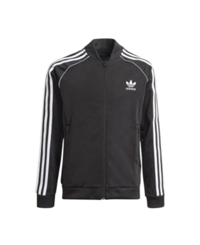 Adidas Originals Adidas Kids' Originals Adicolor Sst Track Jacket In Black/white