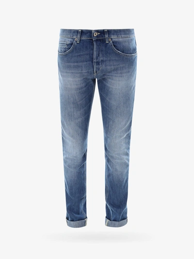 Dondup George Jeans In Stretch Denim In Blue