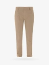 Dondup Cotton Trouser In Beige