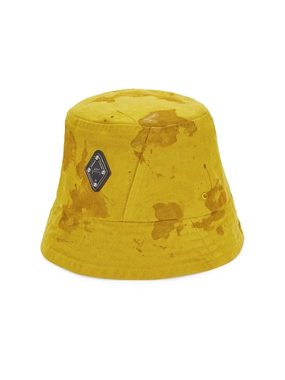 A-cold-wall* Diamond Bucket Hat In Chartreuse