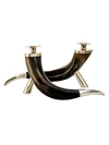 Ladorada Large 2-piece Horn Candleholder Set