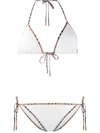 BURBERRY VINTAGE CHECK-TRIM BIKINI