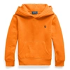 Polo Ralph Lauren Kids' Fleece Hoodie In Resort Orange