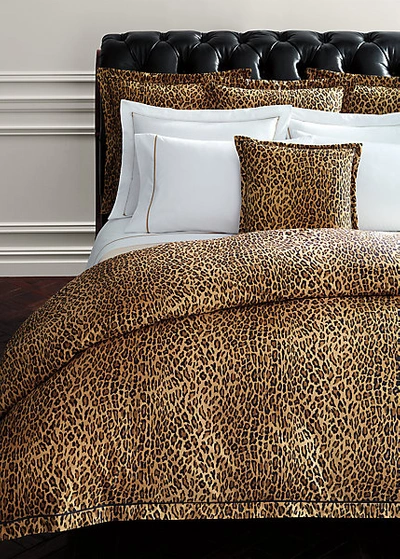 Ralph Lauren Montgomery Percale Comforter In Tan