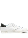Philippe Model Prsx Leather Sneakers In White