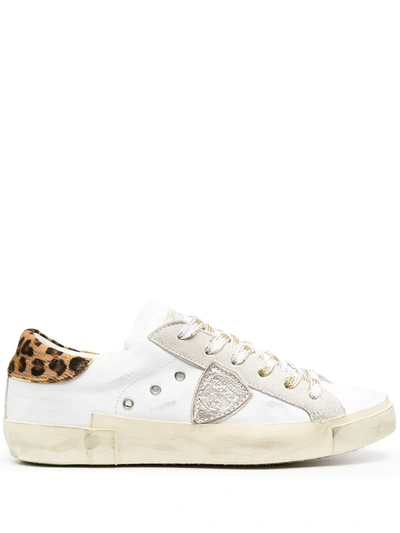 Philippe Model Paris Prsx Veau Leo Low-top Sneakers In White