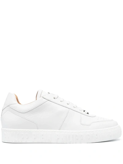 Philipp Plein Iconic Low-top Sneakers In White