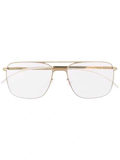 Mykita Square-frame Glasses In Gold