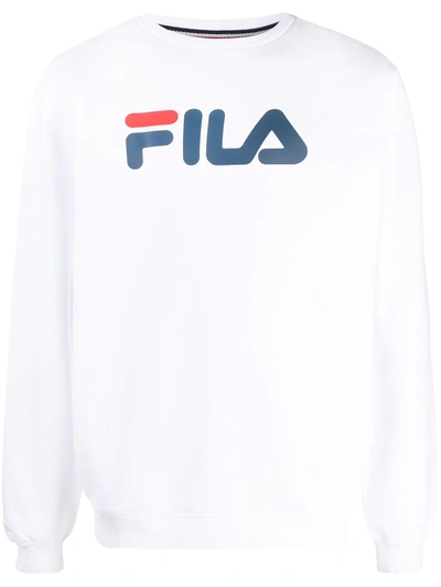 Fila Logo-print Sweatshirt In White
