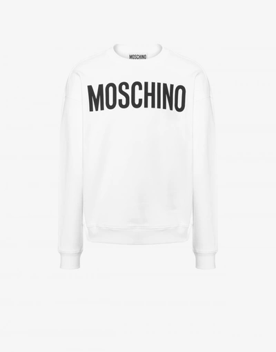 MOSCHINO COTTON SWEATSHIRT WITH LOGO