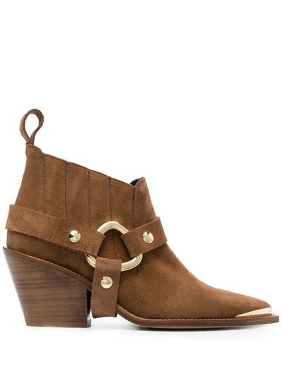 Zadig & Voltaire Women's N'dricks Suede Ankle Boots In Tan