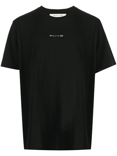 Alyx Logo-print Cotton T-shirt In Black