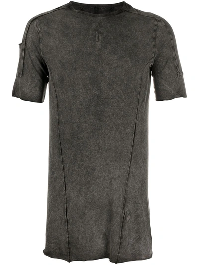 Masnada Cotton Sleeve-pocket T-shirt In Black