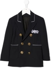 BALMAIN LOGO DOUBLE-BREASTED BLAZER