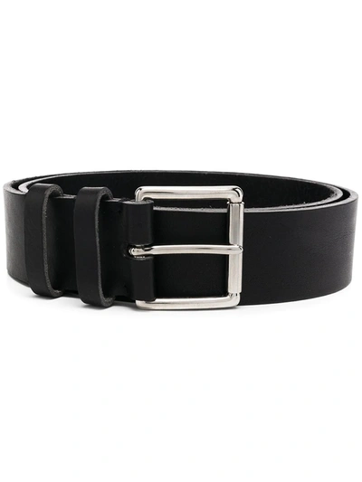 Ami Alexandre Mattiussi Buckle-fastening Adjustable Belt In Black